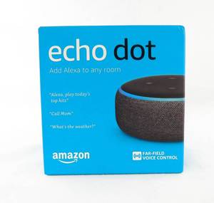 lot 109 image: New in Box Amazon Echo Dot