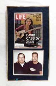 lot 153 image: David Cassidy Framed Presentation