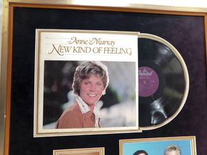 lot 163 image: Framed Anne Murray Album Presentation