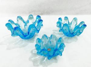 lot 106 image: Set of Three Vintage Italian Crystal Bowls