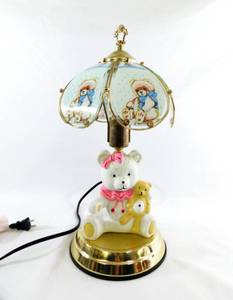 lot 217 image: Touch Base Teddy Bear Lamp