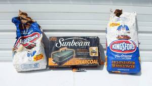 lot 115 image: New Sunbeam Portable Charcoal Grill With Charcoal