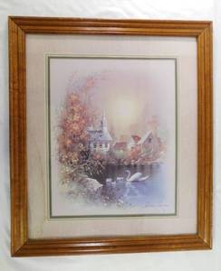 lot 164 image: Vintage Andres Orpinas Framed Print