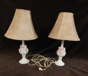 lot 219 image: Pair of Vintage Mid Century Lamps