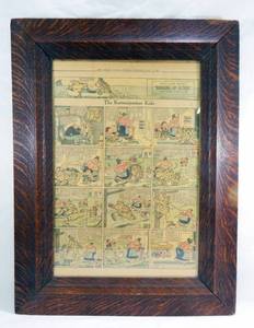 lot 51 image: Vintage 1922 The Katzenjammer Kids Framed Comic Strip