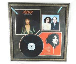 lot 161 image: Framed Melissa Manchester Album Presentation