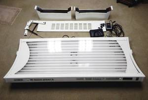 lot 14 image: SCA Wolff System Series IV 424SL Tanning Bed With New Lamps
