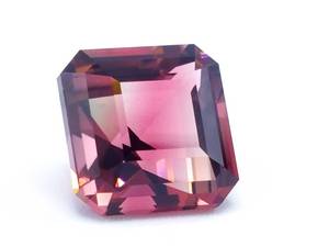 Natural 2.4 Carat Nigerian Bi-color Tourmaline Custom Designer Cut