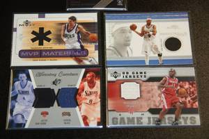 NBA Basketball Jersey Relic Lot   5 Cards