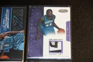 Minnesota Timberwolves Jersey Relic and Auto Lot  4 Cards