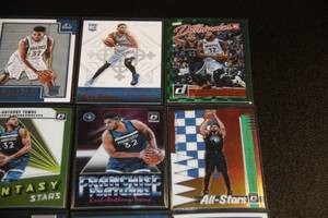 Karl Anthony Towns Basketball Card Lot  16 Cards with 4 Rookies