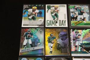 Carson Wentz Football Card Lot  15 Cards with 2 Rookies
