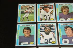 Minnesota Vikings Vintage Card Lot  16 Cards