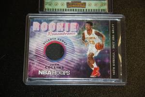 Atlanta Hawks Relic and Insert Lot  DeAndre Hunter John Collins