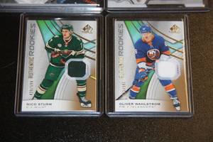 Hockey Relic and Insert Lot  4 Cards