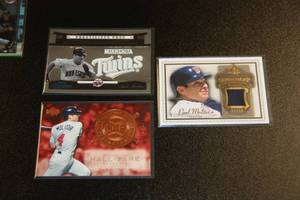 Paul Molitor Insert and Relic Lot  8 Cards