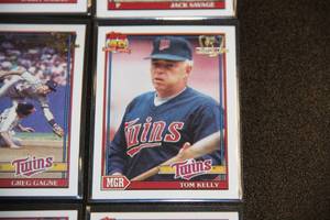 1991 Topps Desert Shield Minnesota Twins Partial Team Set