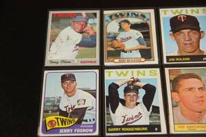 Minnesota Twins Vintage Baseball Card Lot 15 Cards