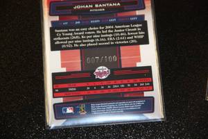 Johan Santana Rookie and Insert Lot  4 Cards