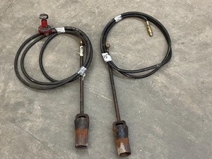 lot 15 image: Lot Of (2) LP-Gas Handheld Grass Burners  Torches