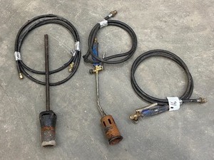 lot 16 image: Lot Of (2) LP-Gas Handheld Grass Burners  Torches