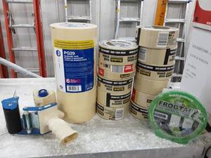Masking Tape, Frog Tape, Tape Gun