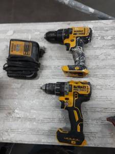 Dewalt 20 Volt Max Drills With Charger (No Batteries)