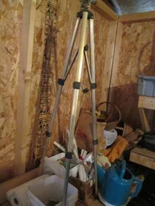 Sprinkler Tripod, Watering Can, and...