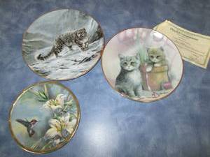 3 Collectable Plates See Photos...