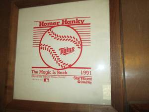 1991 Twins Homer Hanky...