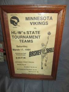 Star Tribune Twins 1991 Poster...