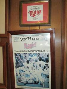 1987 Twins Star Tribune Poster & Em...