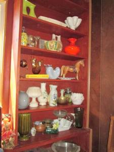 6 Shelves Full of Glass & Home Dc...