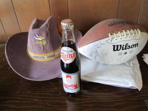 Wilson Signed Minnesota Vikings Foo...