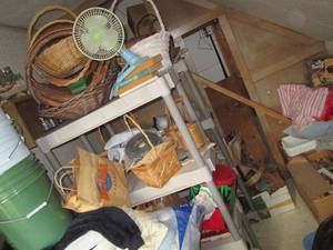 Room Full of Items, 2 Plastic Stora...