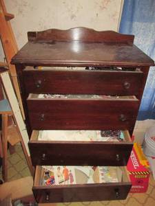 Dresser With Contents, Includes Sew...