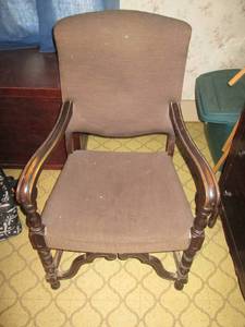 Vintage Wood Frame Chair ...