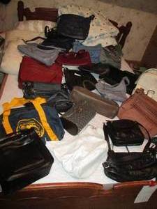 Tote Full of Purses, Bags, and Carr...
