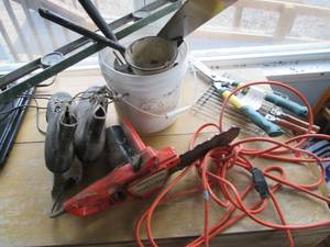 Assorted Hand Tools & Electric Chai...