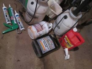 (2) Sprayers (3) Tubes of Caulking,...