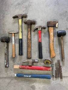 lot 15 image: Lot of Hammers & Punches