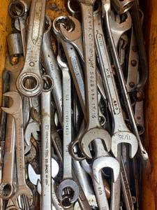 lot 30 image: Toolbox Full of Wrenches