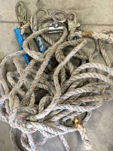 lot 61 image: Safety Rope Lot with Miller GR100 Rope Grab Gripper