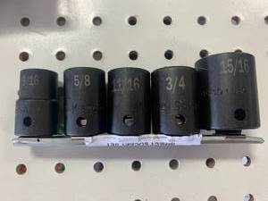 lot 77 image: New 5pc SK Tools 12 Drive Impact Socket Set
