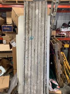 lot 89 image: Lot of 3 Aluminum Scaffolding Planks Approx 7 Feet Long