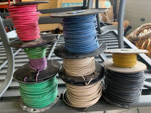 lot 97 image: Lot of 8 Spools of Wire