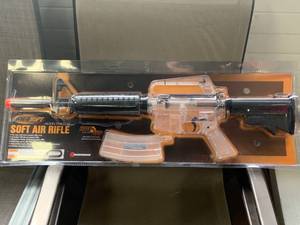 lot 110 image: New Lasersoft $89 Air Soft Rifle