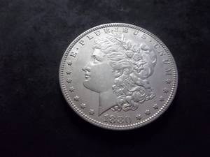 1880 O Morgan Silver Dollar Micro O