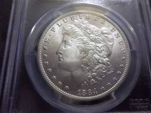 1884 O Morgan Silver Dollar