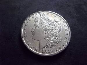 1890 S  Morgan Silver Dollar